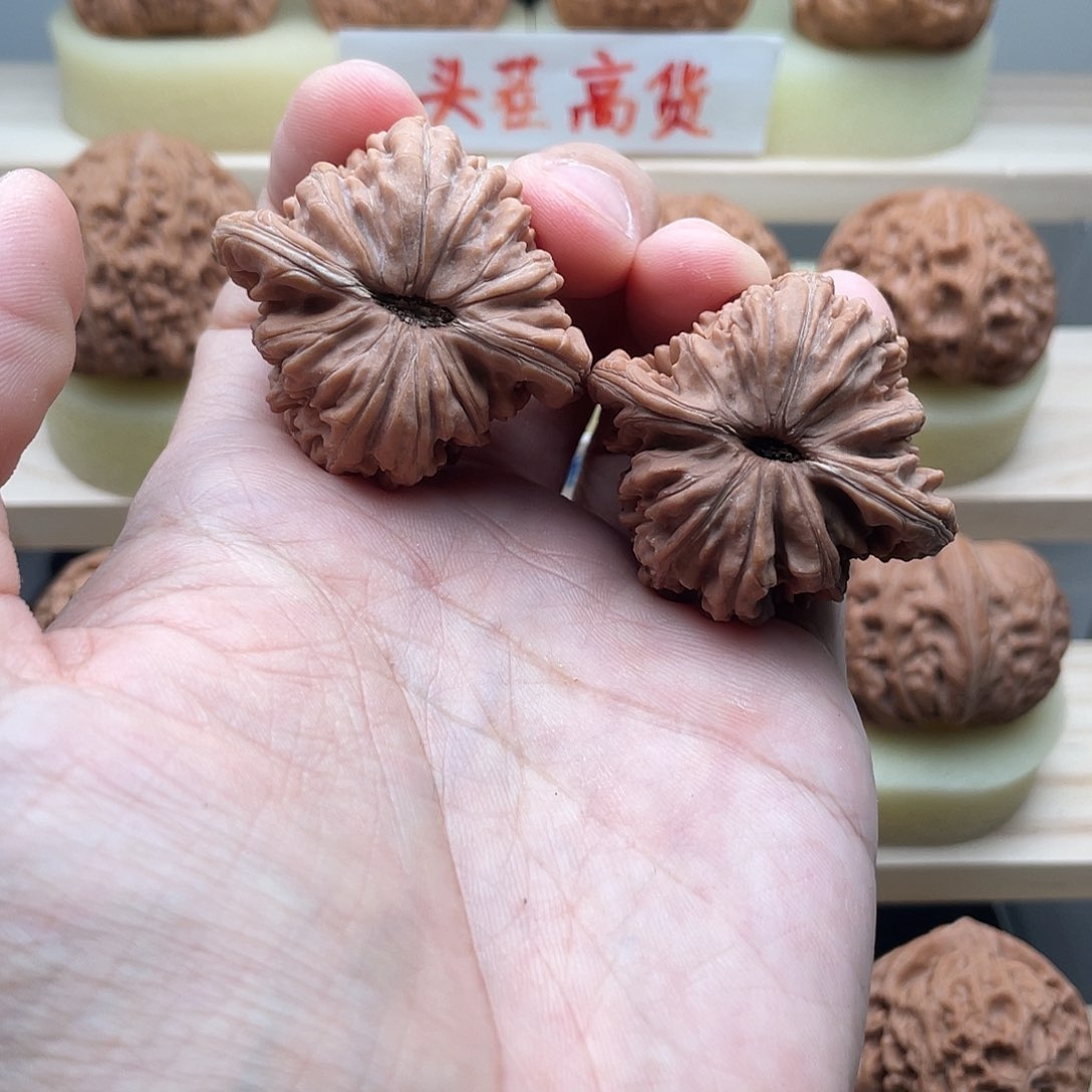 吊坠文玩核桃42全品四座楼