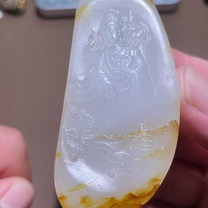 和田玉挂件未镶嵌D1 