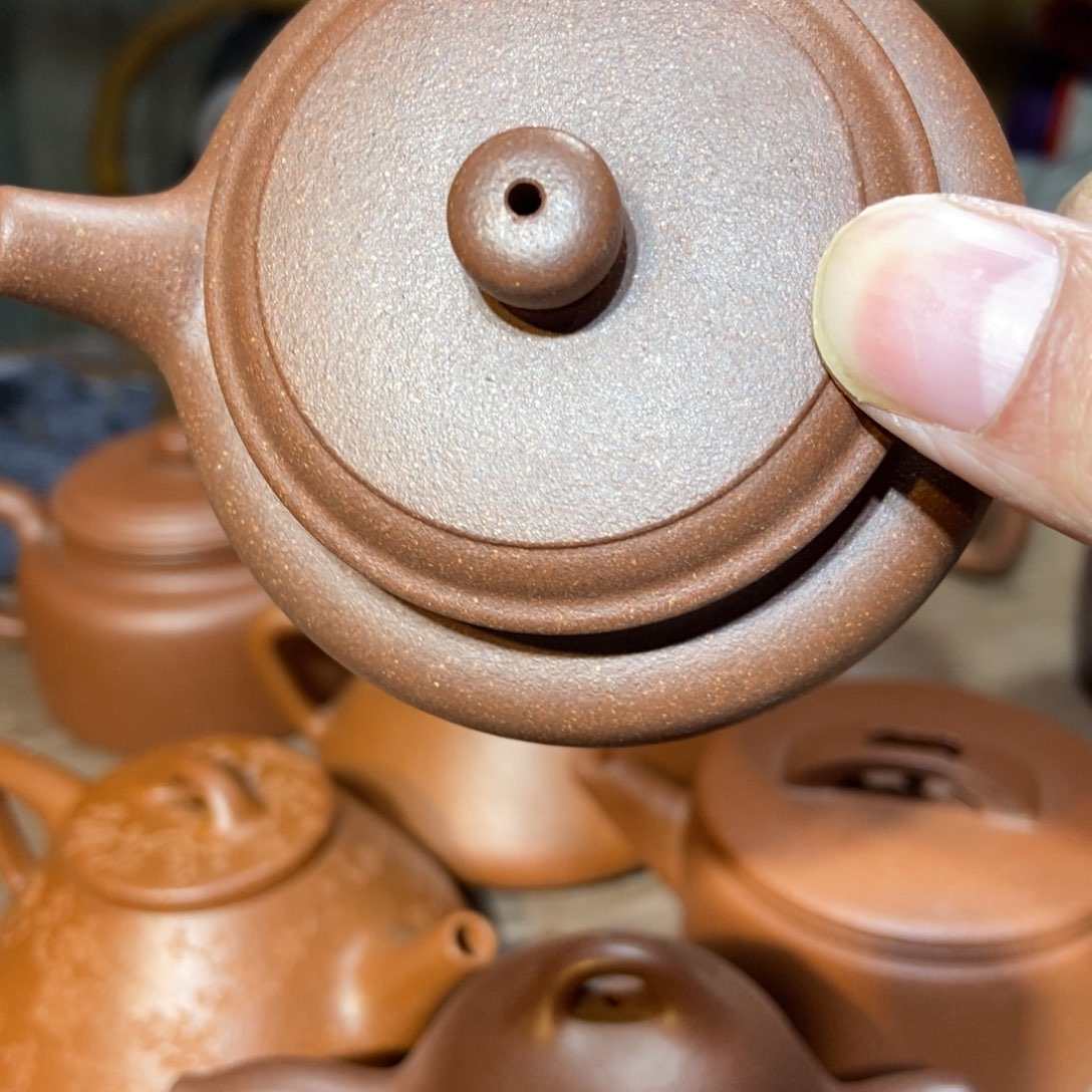 紫砂茶壶随*、紫砂桃花泥