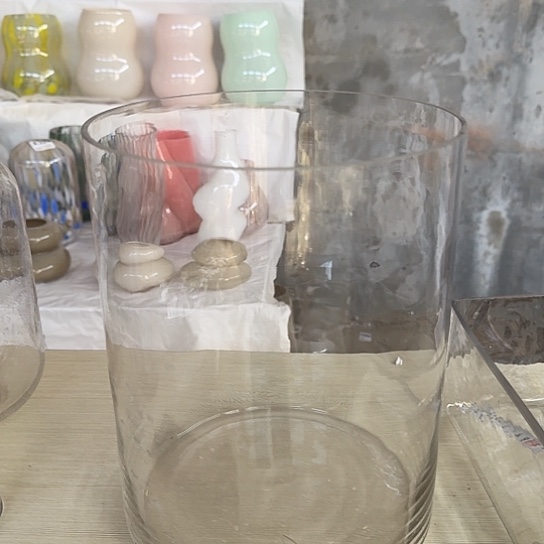 无铅玻璃20*25直筒花瓶福利款