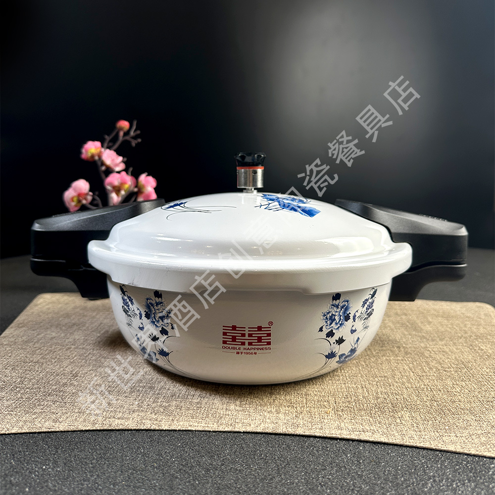 经典双喜迷你鱼头不锈钢不粘高压锅商用家用燃气灶电磁炉品质好物
