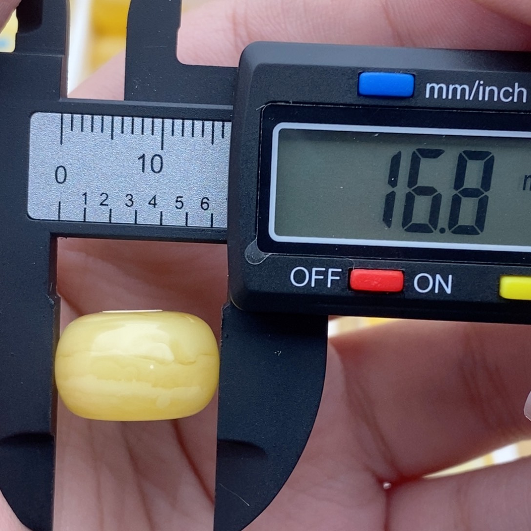 裸石蜜蜡未镶嵌浓蜡虎皮纹墩子