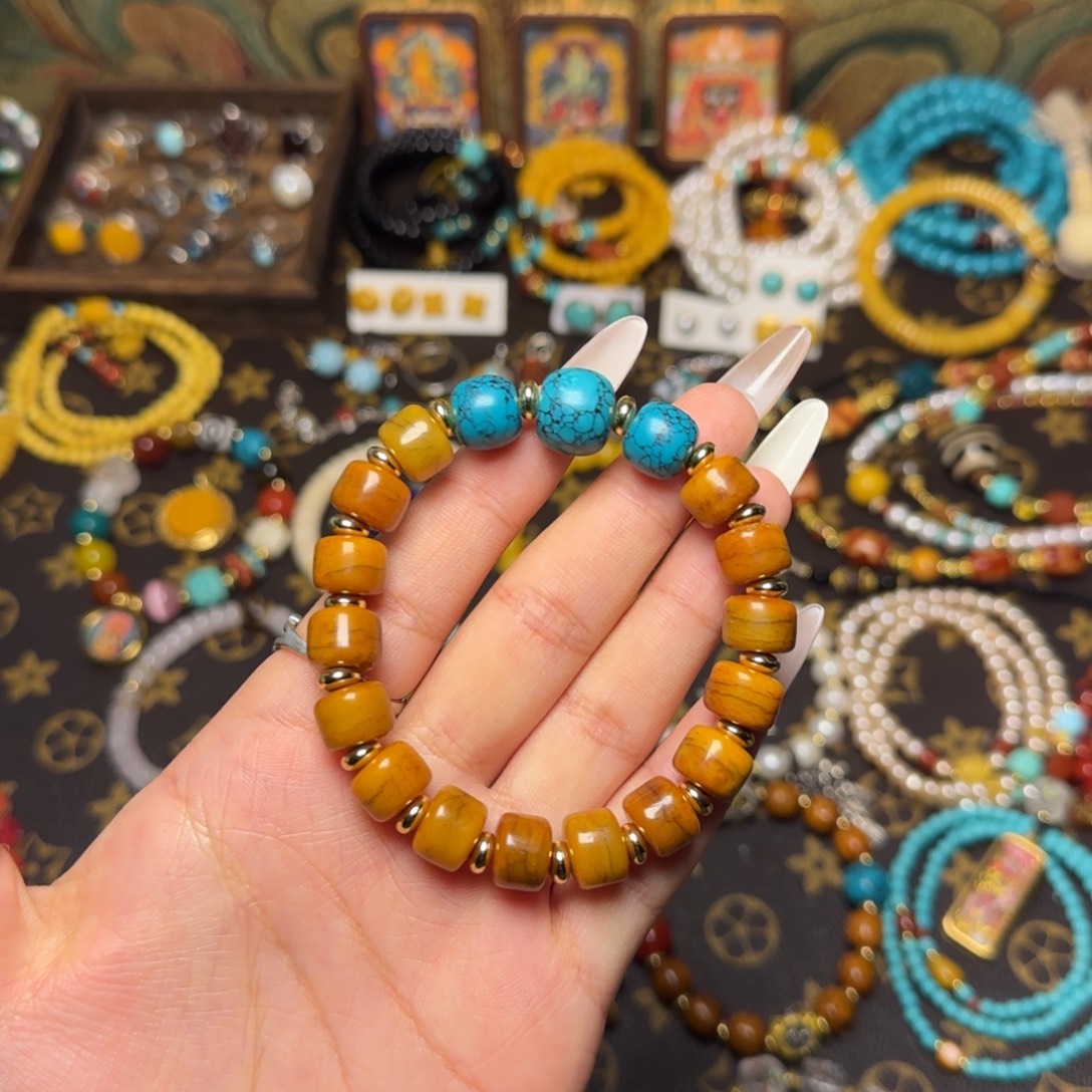 白玉菩提吊坠好看