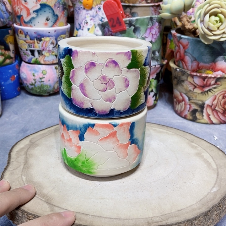 景德镇艺术手绘作品