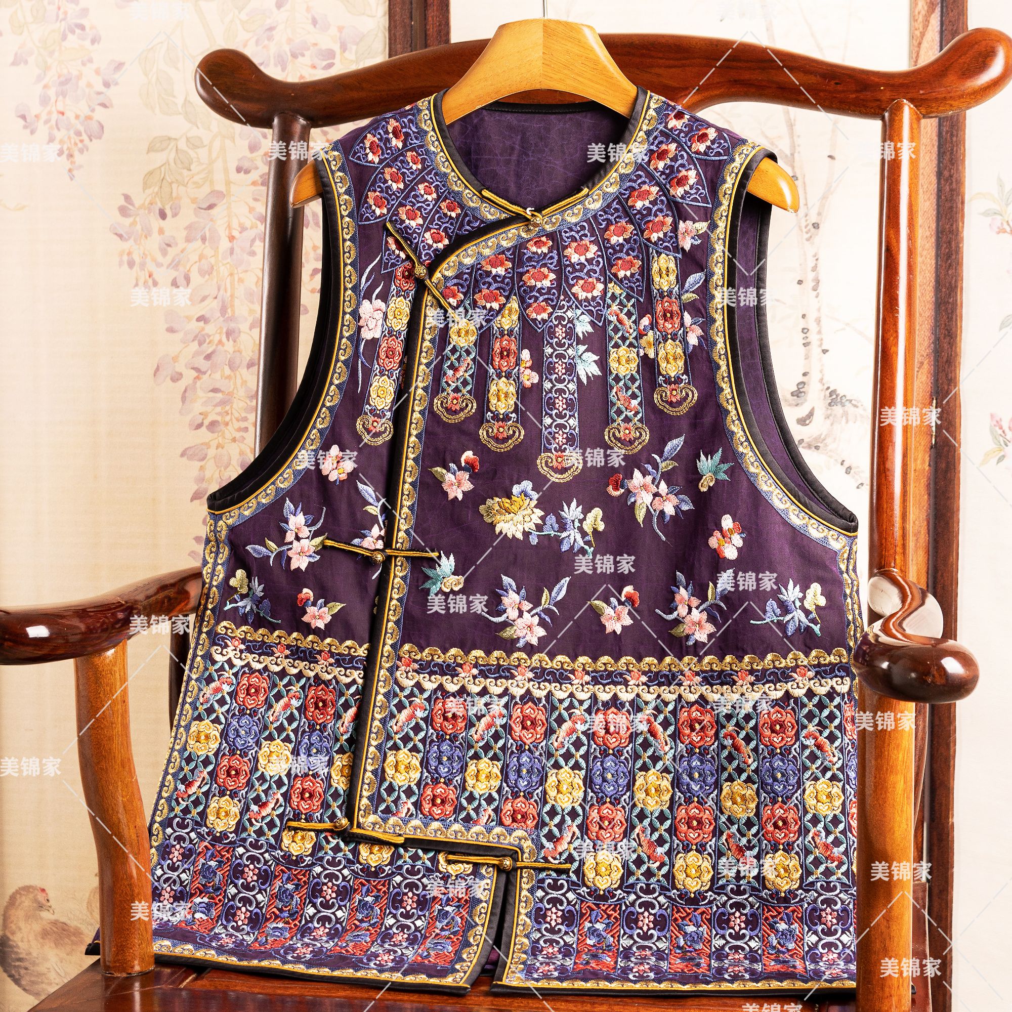 1876号【美锦家】新中式国风马甲250926