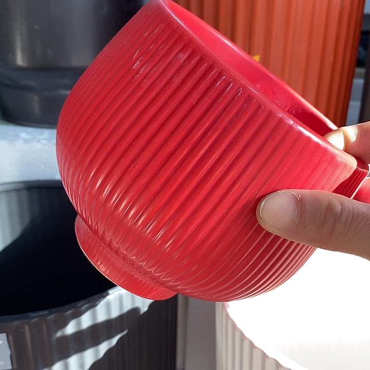 陶盆有孔 瑕疵针孔漏釉介意勿拍外口 13外高12