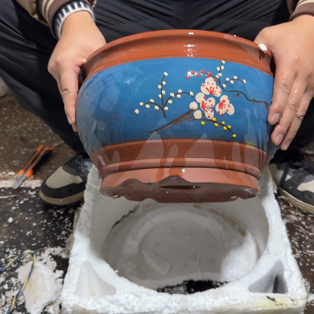 紫砂花盆口径25.18口径