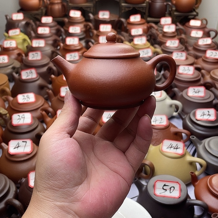 茶壶紫砂宜兴紫砂半手工