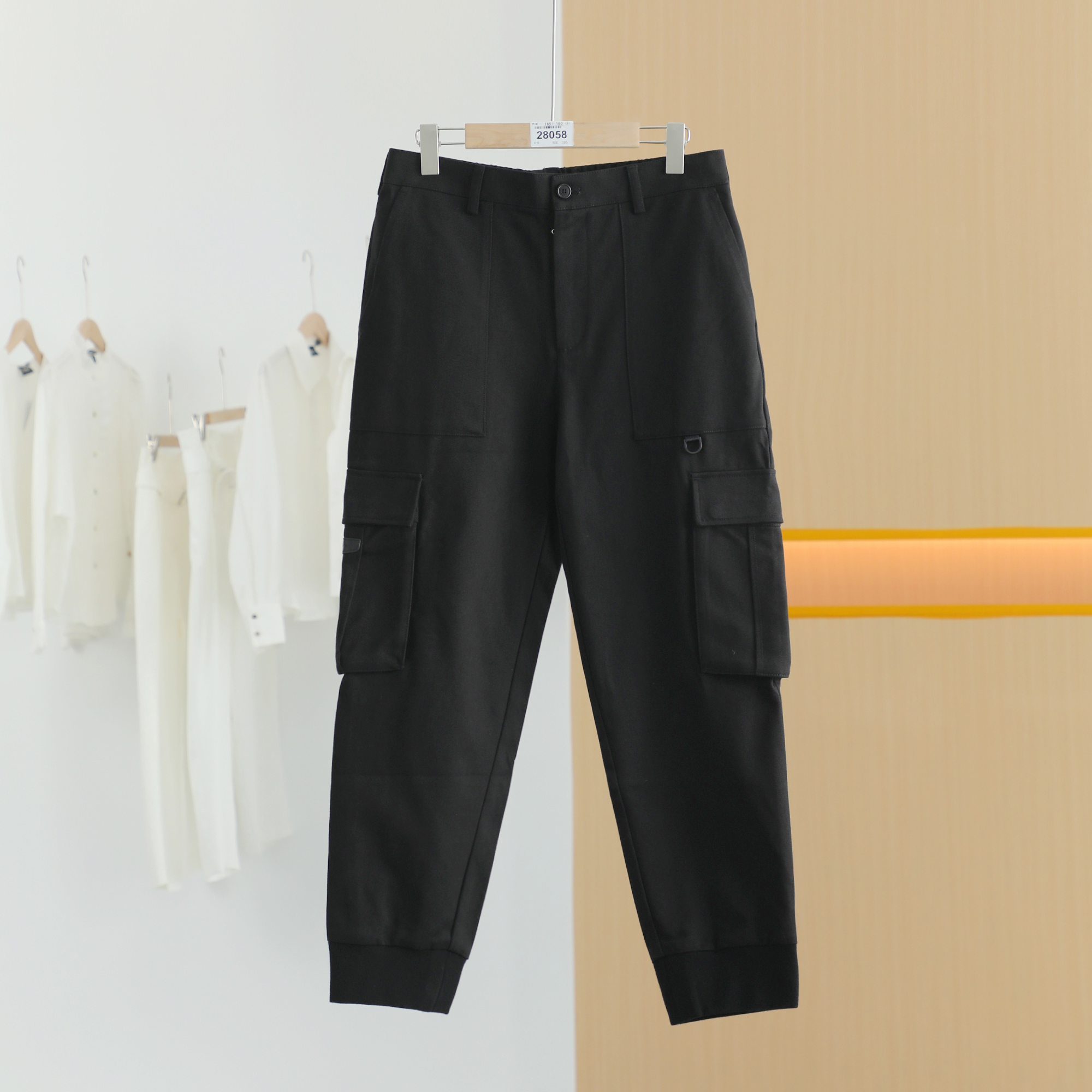 【半价q仓-唐长老自营】28058男装梭织九分裤OSL41-11休闲裤男士