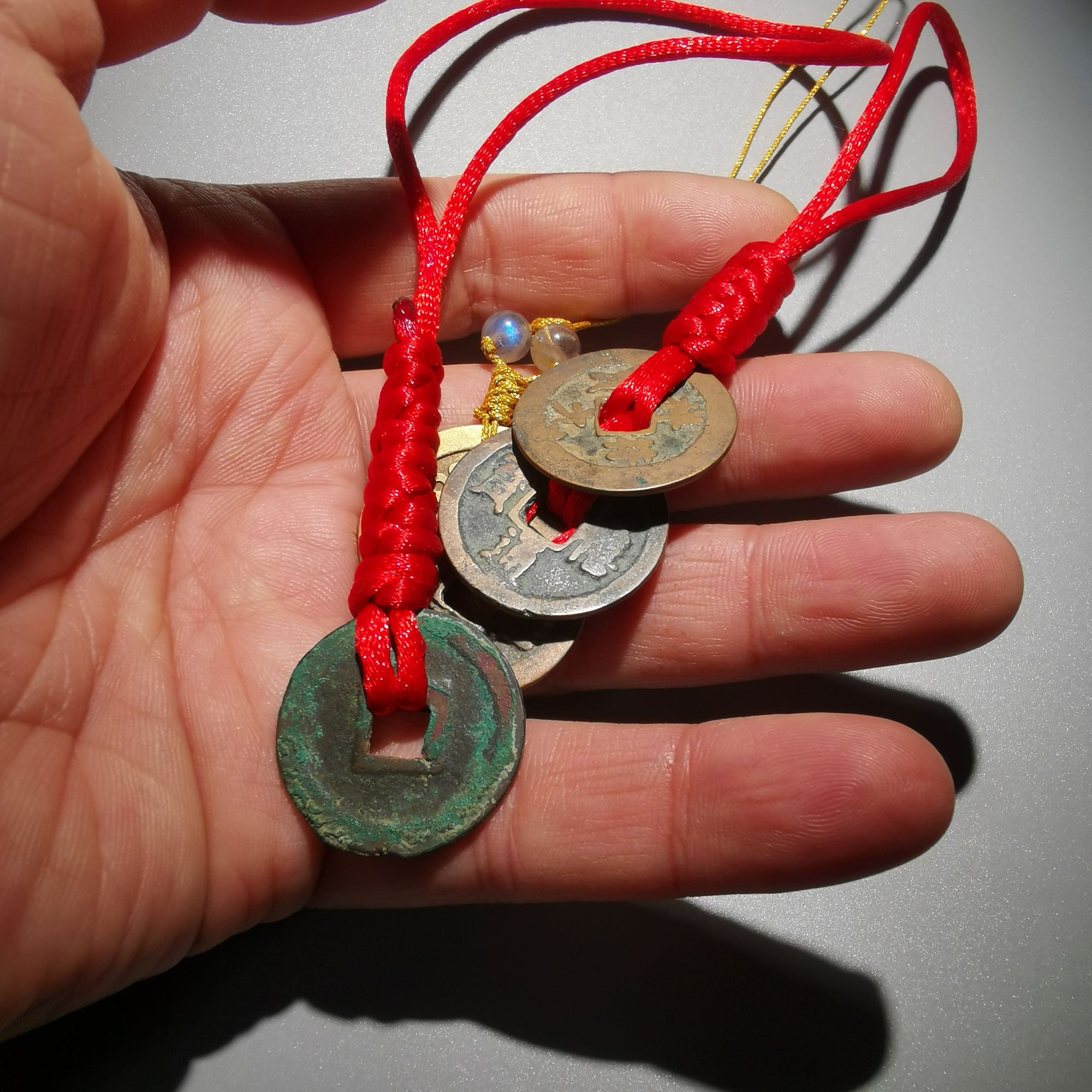 现代铜钱工艺品康熙乾隆雍正道光嘉庆等定制DIY钥匙扣三包