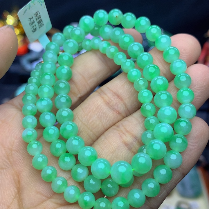 翡翠手链未镶嵌翡翠 5-6 