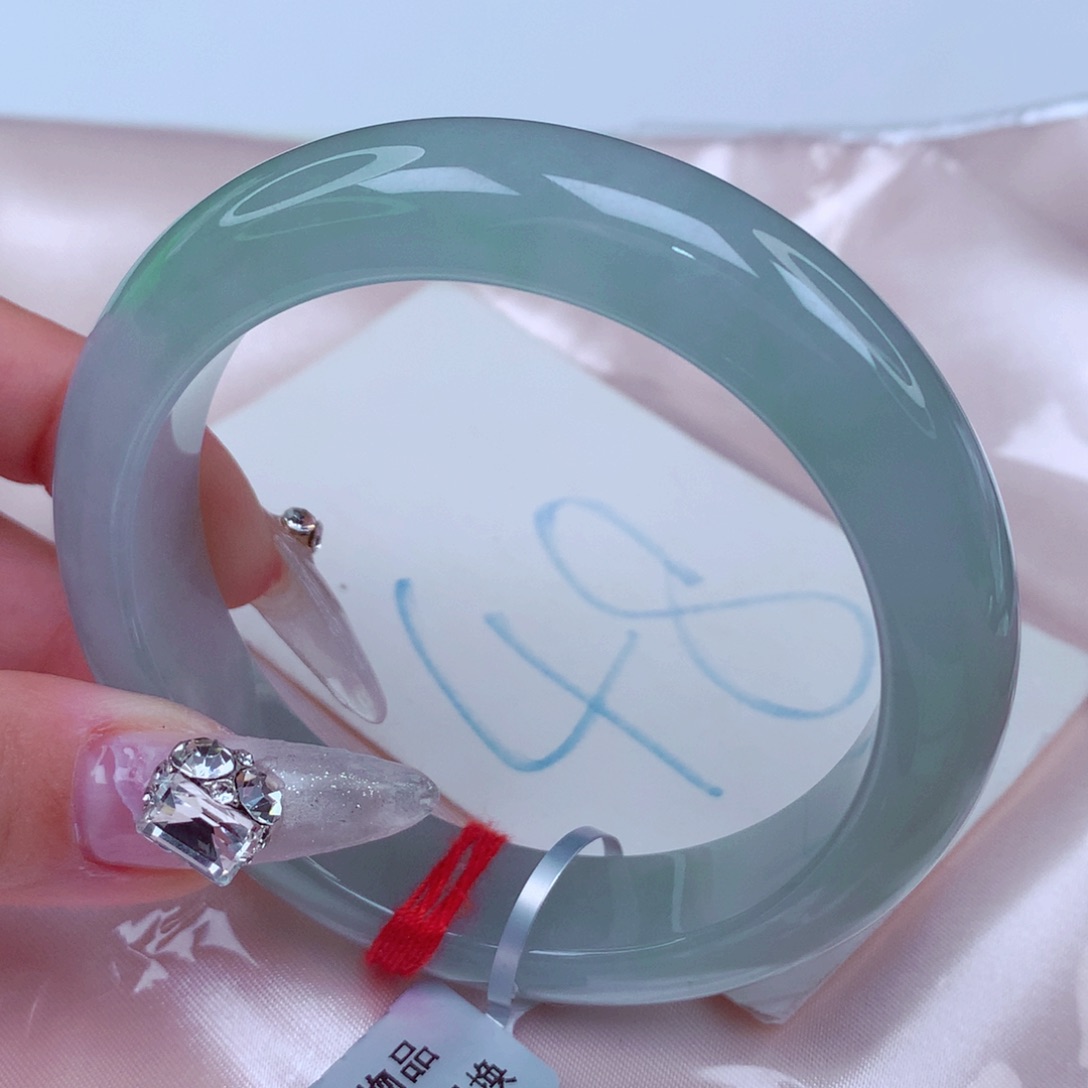 翡翠手镯未镶嵌天然缅甸翡翠A货手镯