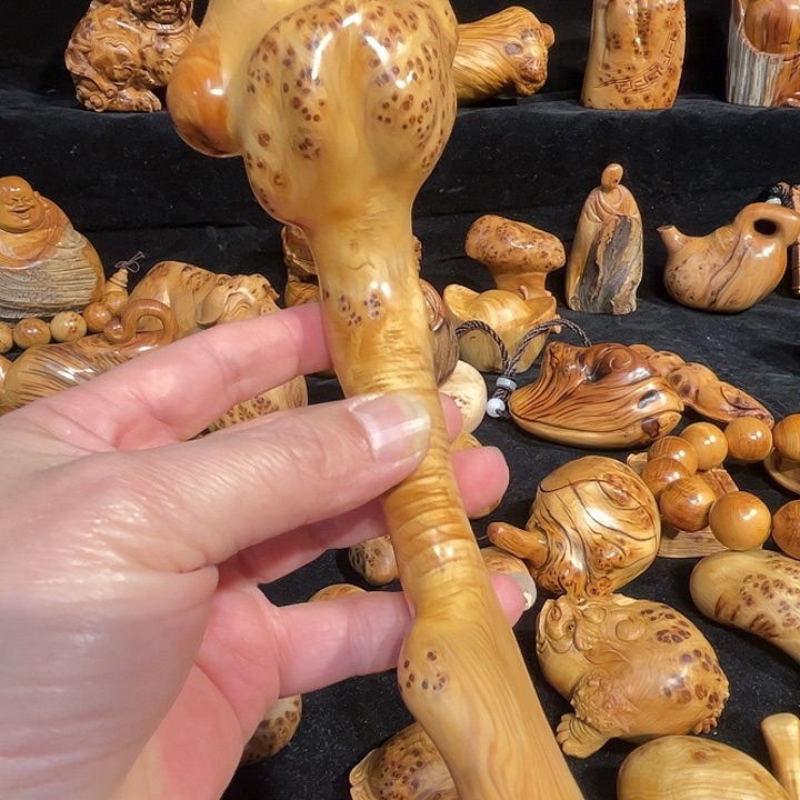 柏木（崖柏）崖柏 手工制作 寿星