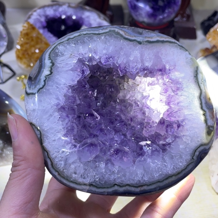 紫晶钱袋子未镶嵌