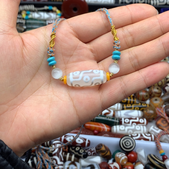 玛瑙/玉髓未镶嵌吊坠(赠链)