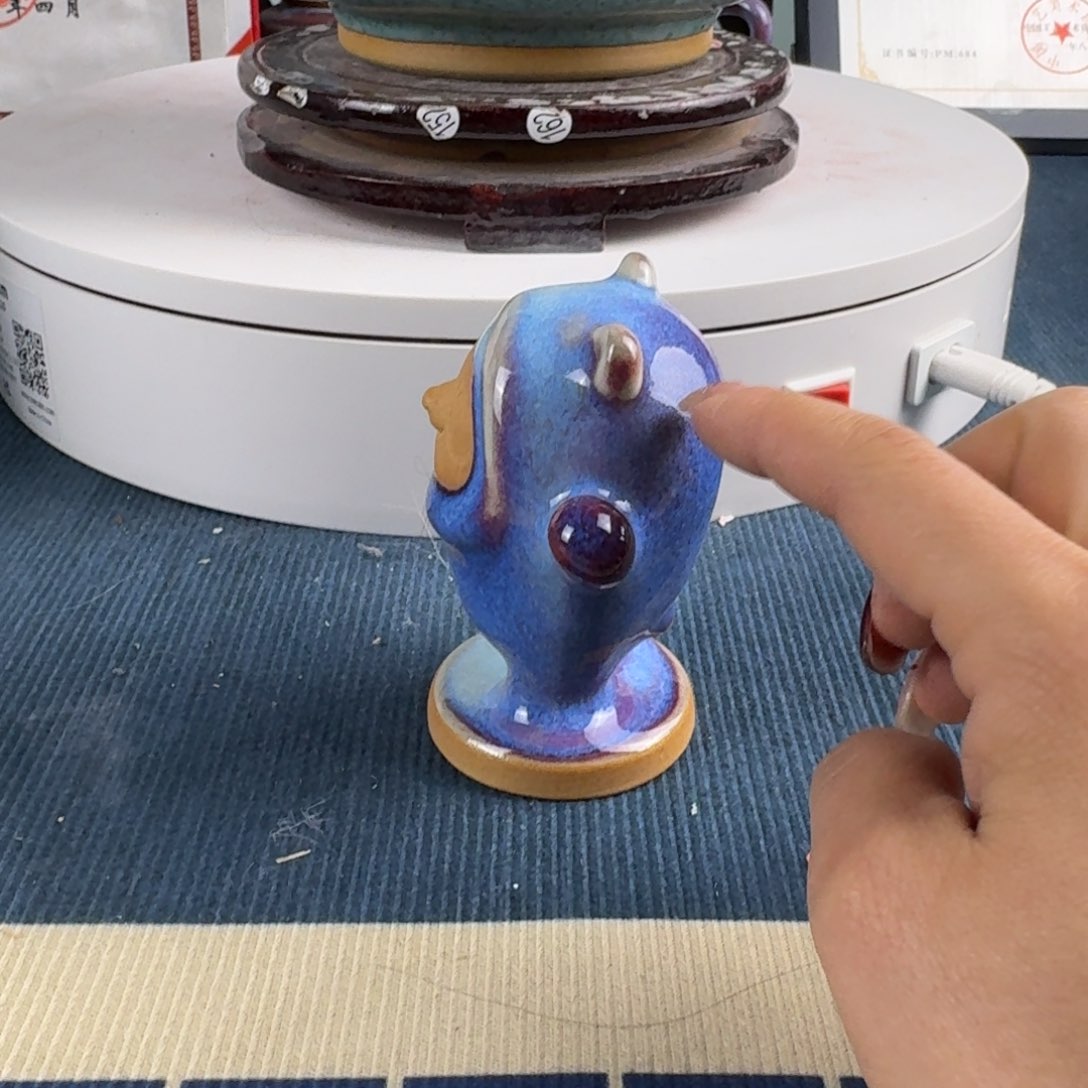 摆件郑家钧窑摆件