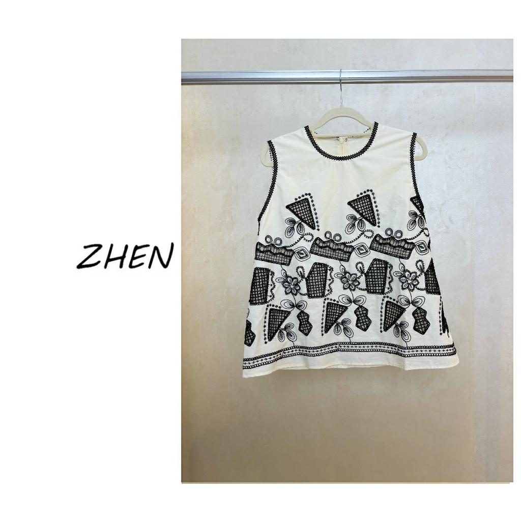 【ZHEN】25K00802 2025新款时尚气质修身显瘦小众设计背心