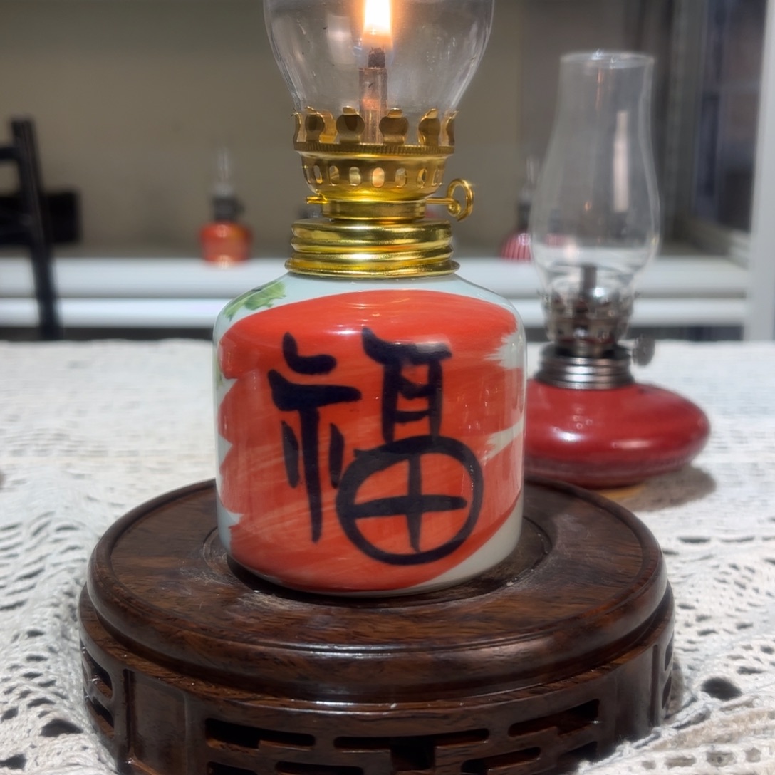 摆件景德镇陶瓷香薰灯