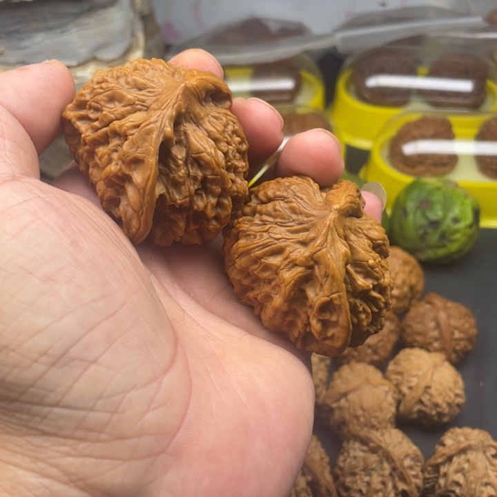 核桃把件肚子50+全品异形官帽
