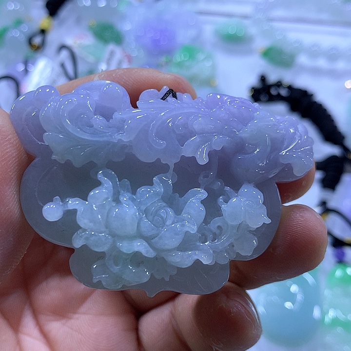 翡翠未镶嵌颈饰天然翡翠A货吊坠