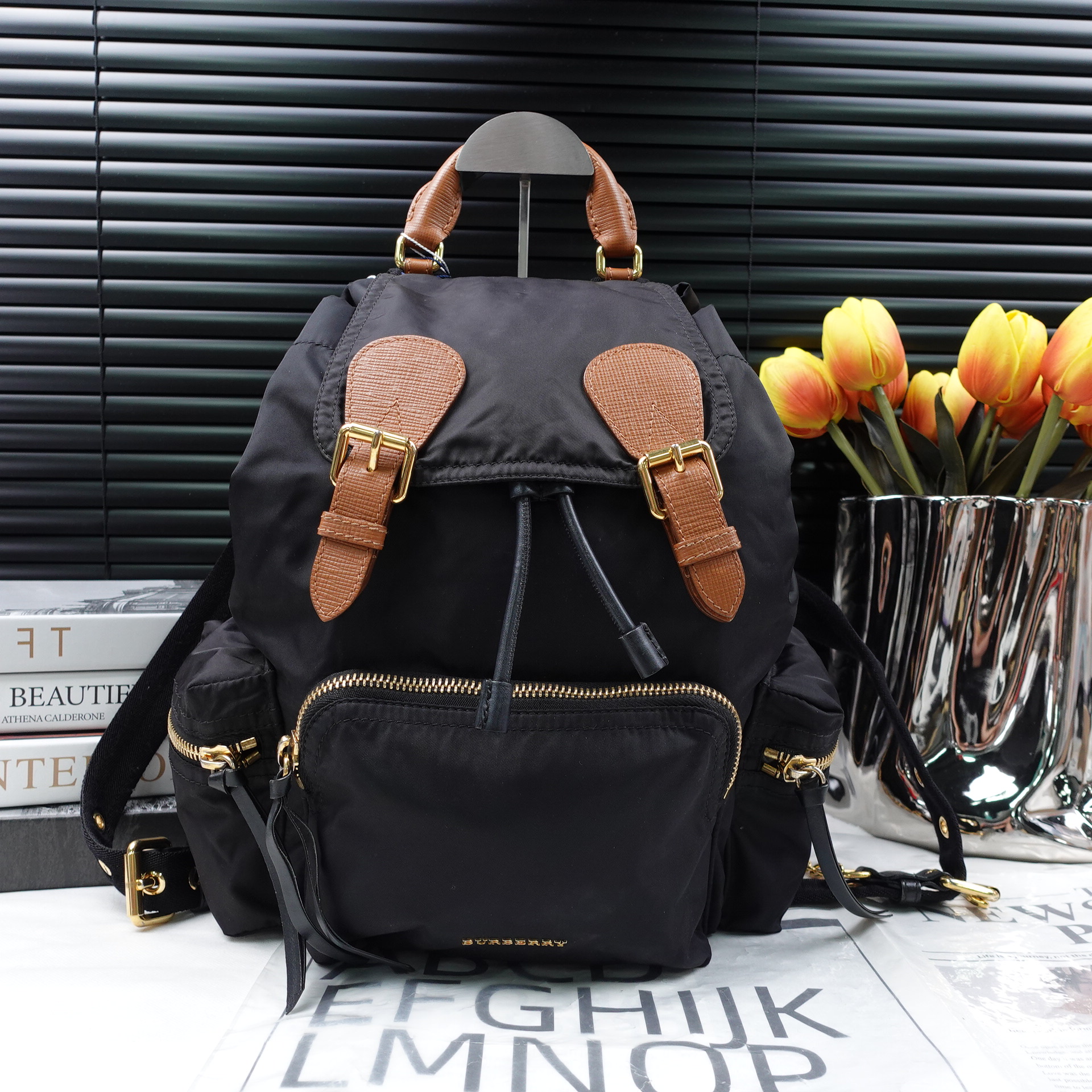 95新 BURBERRY/博柏利 双肩包/T20254100