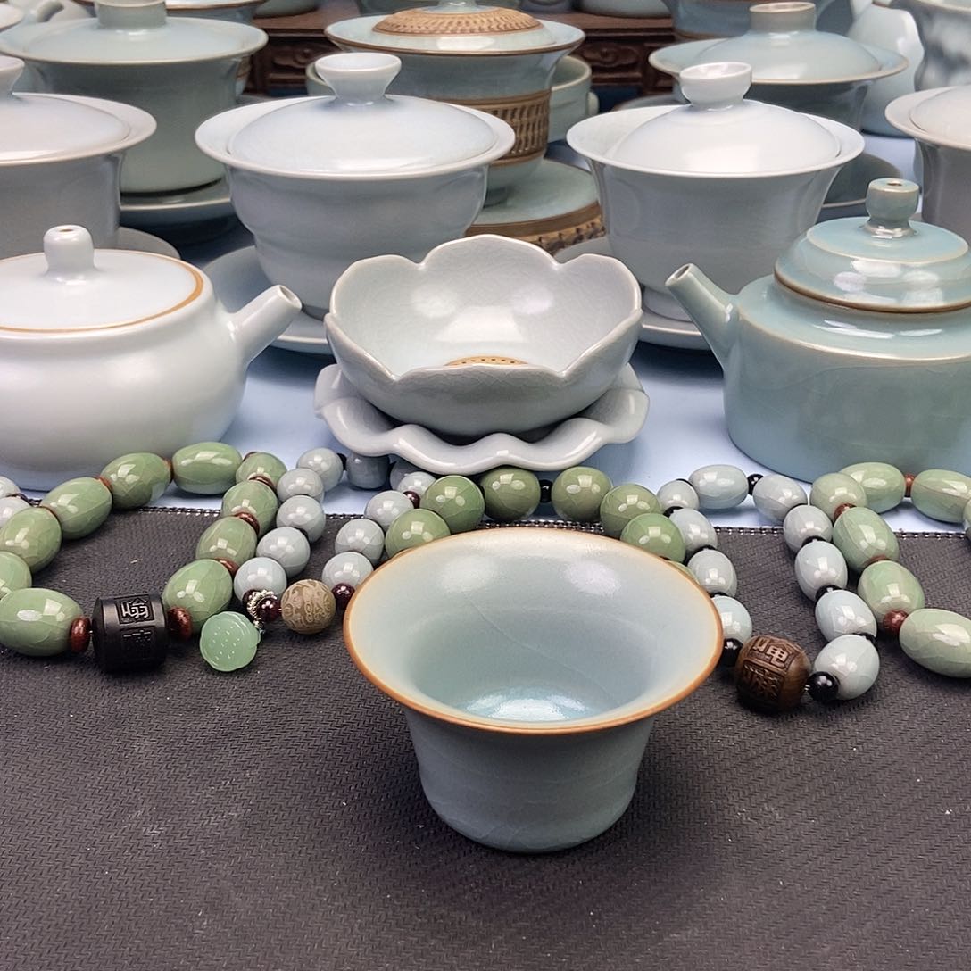 杯仿古马蹄杯原矿原釉原产地