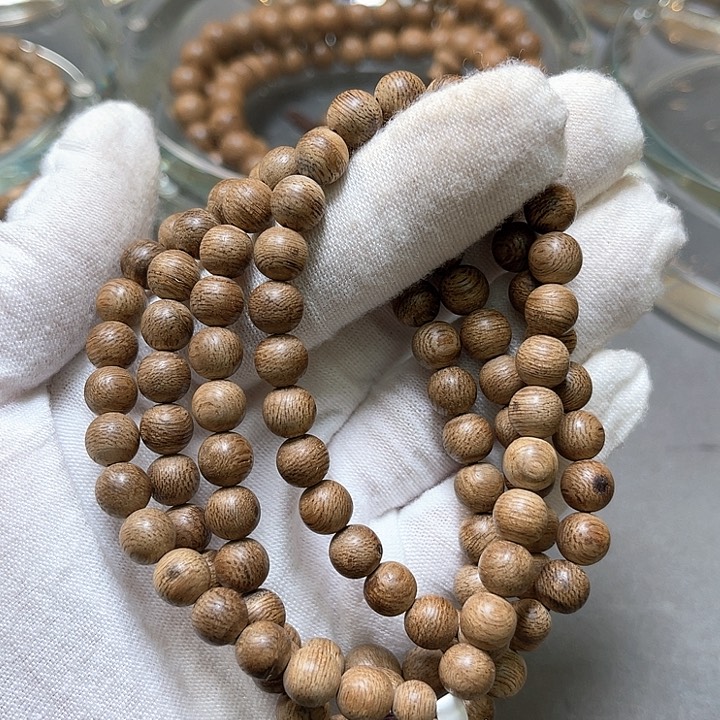 沉香手串文莱黑棋68mm14克➕古董老料