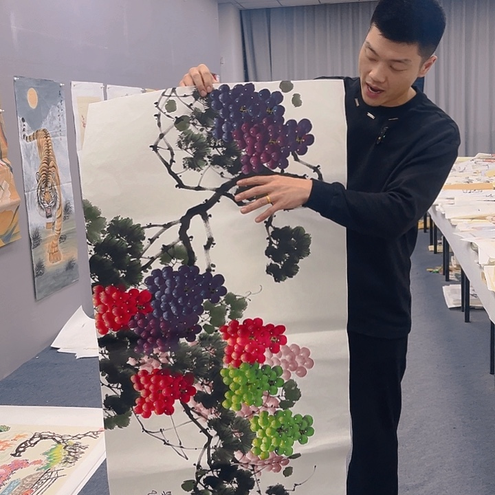 国画纯手绘字画宣纸