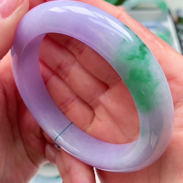 翡翠未镶嵌手镯天然翡翠手镯