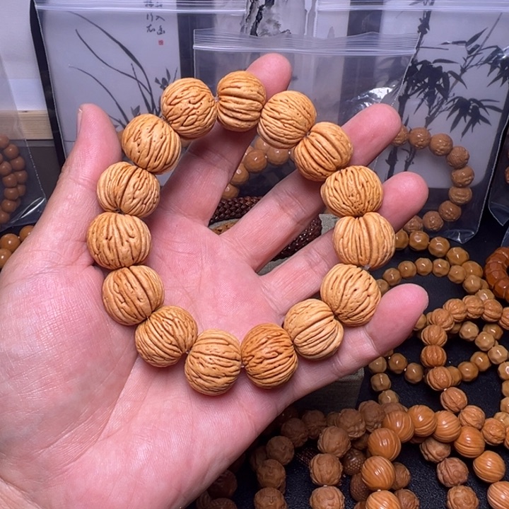 猴头核桃手串大桃核