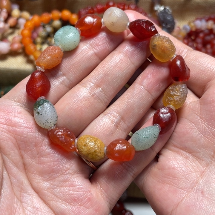 玛瑙/玉髓合金手链