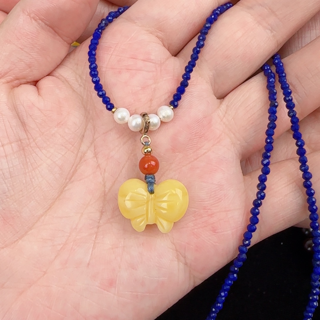 未镶嵌吊坠(赠链)蜜蜡