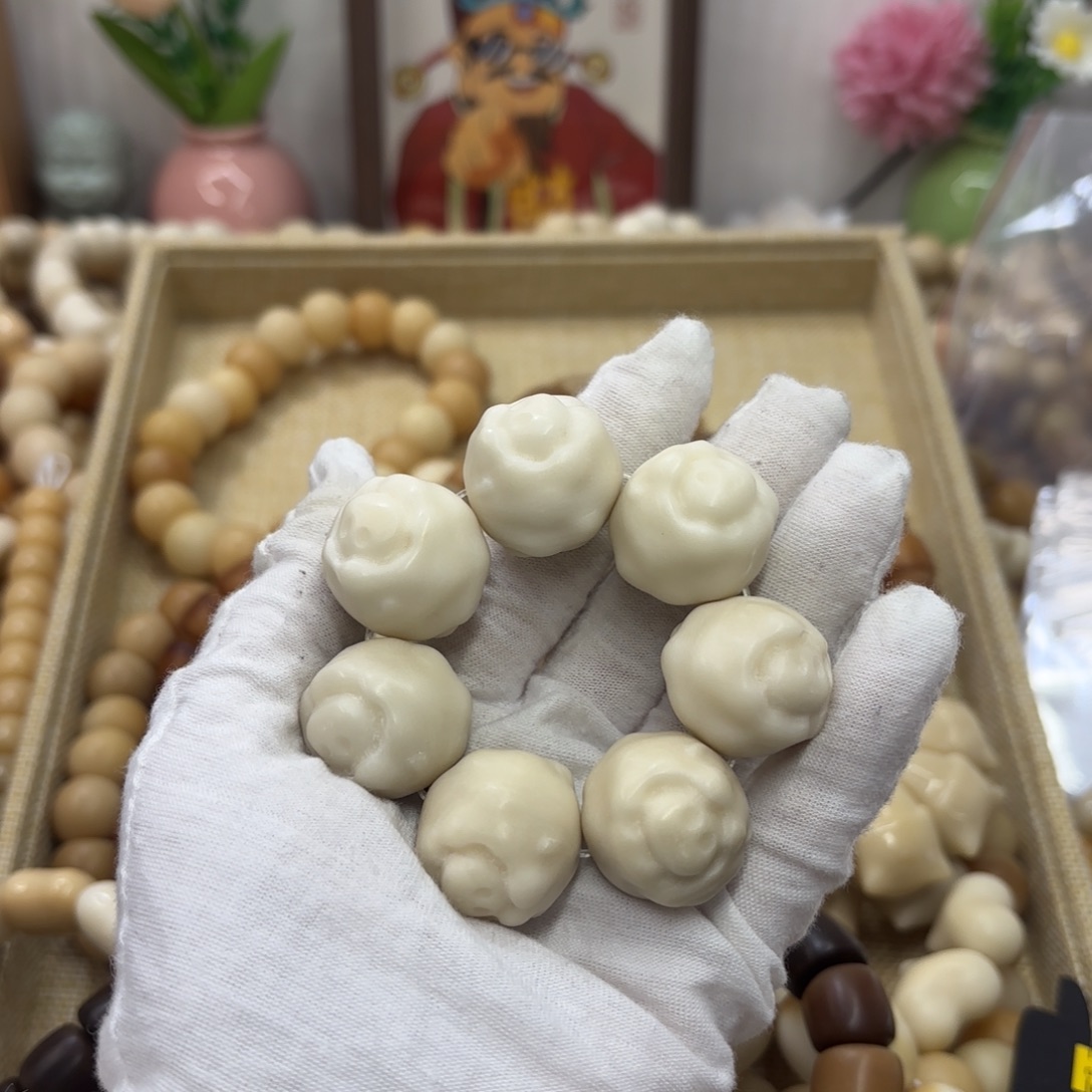 菩提根/象牙果吊坠23+干磨牙果羊手捻福利698