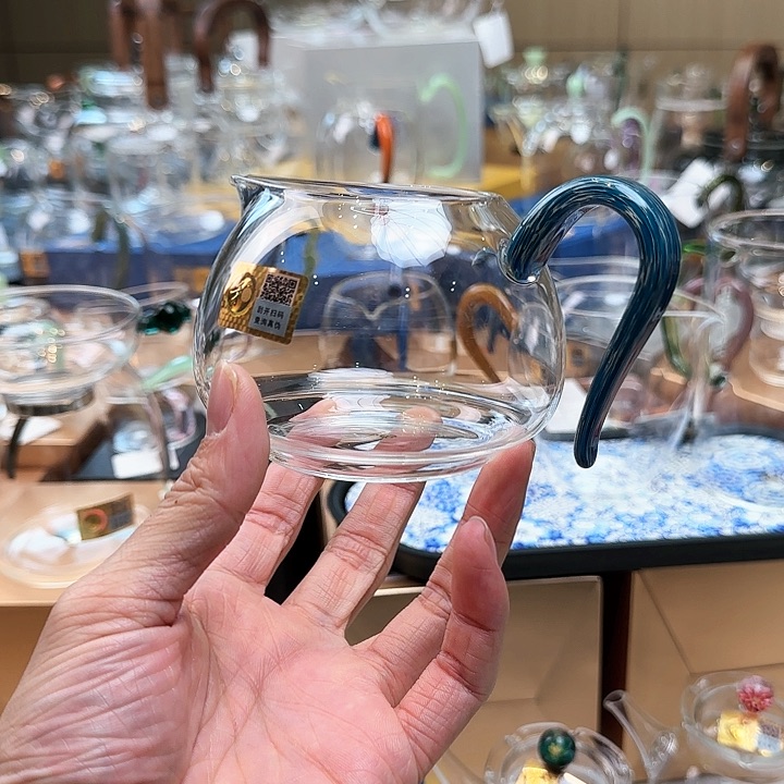 禾器黛蓝淡然公道杯