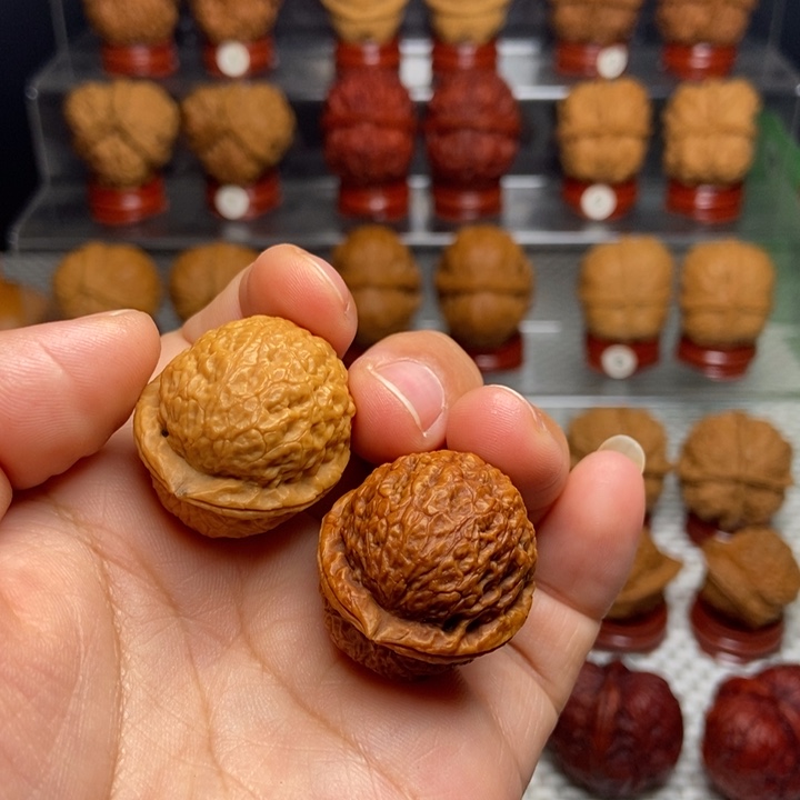 把件文玩核桃福星小铁锤16