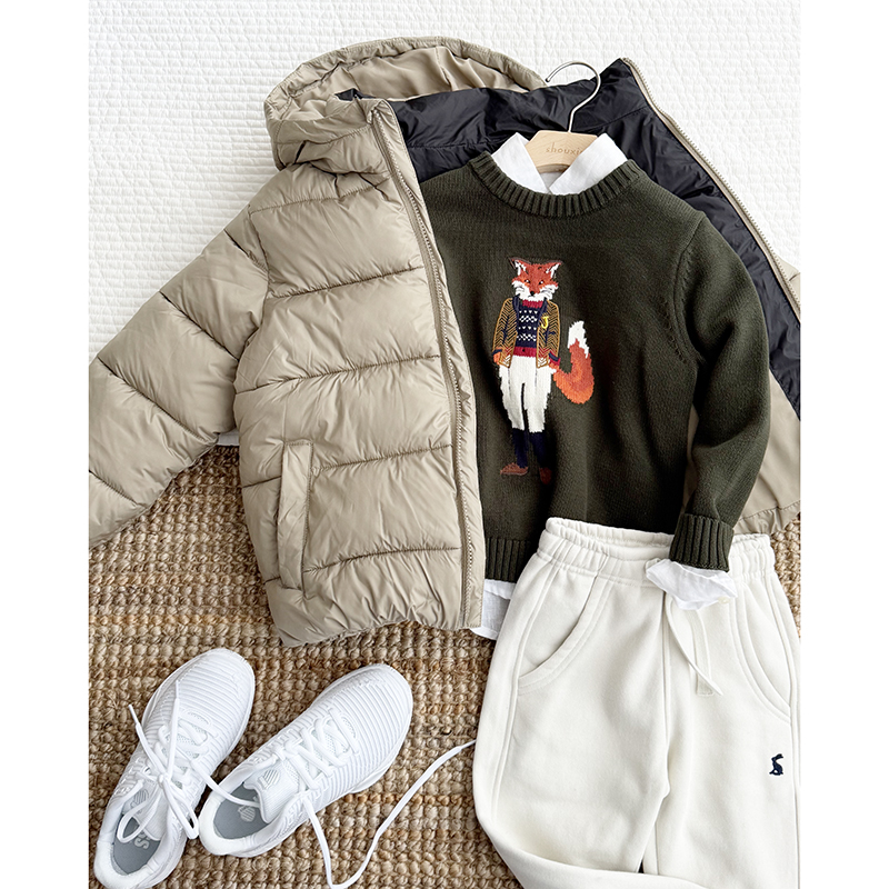 【手心外贸】重磅3M新雪丽 加厚保暖棉服男童中大童童装