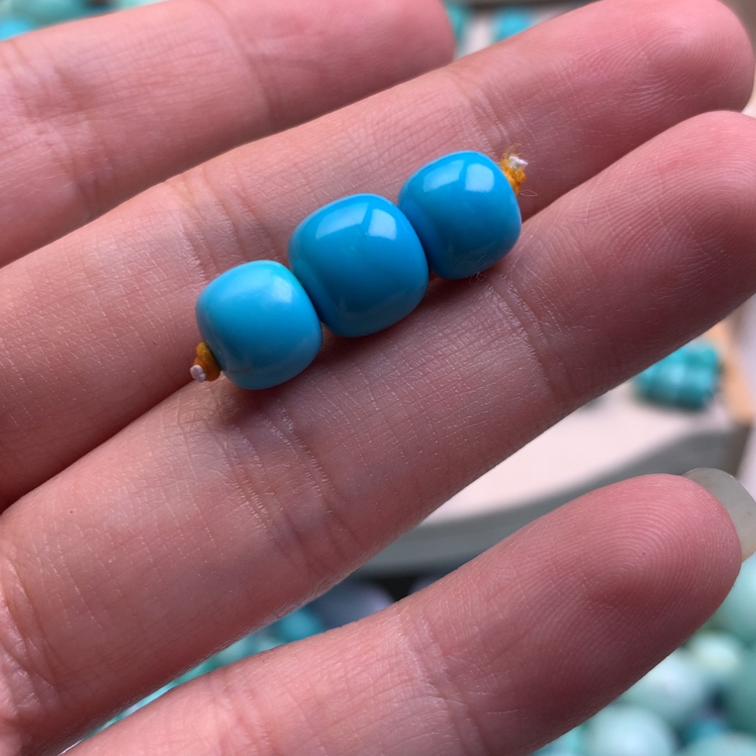 绿松石珠宝半成品未镶嵌