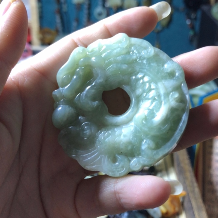 岫玉未镶嵌岫玉挂件