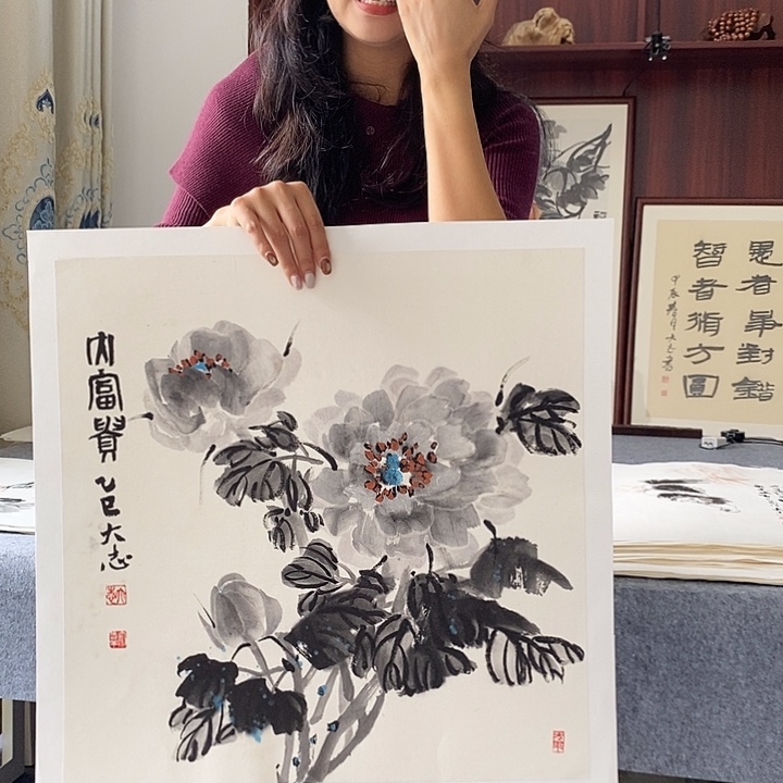 国画纯手绘国画写意作品