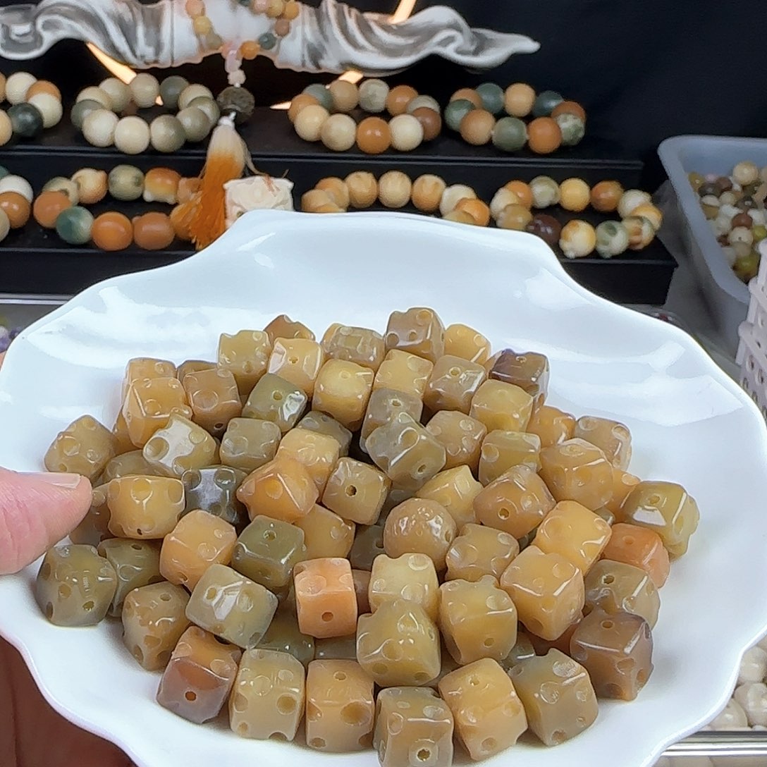 菩提根/象牙果吊坠卡12焦糖可可奶酪20颗➕10颗