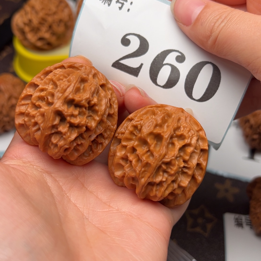 把件文玩核桃3.9苹果园260