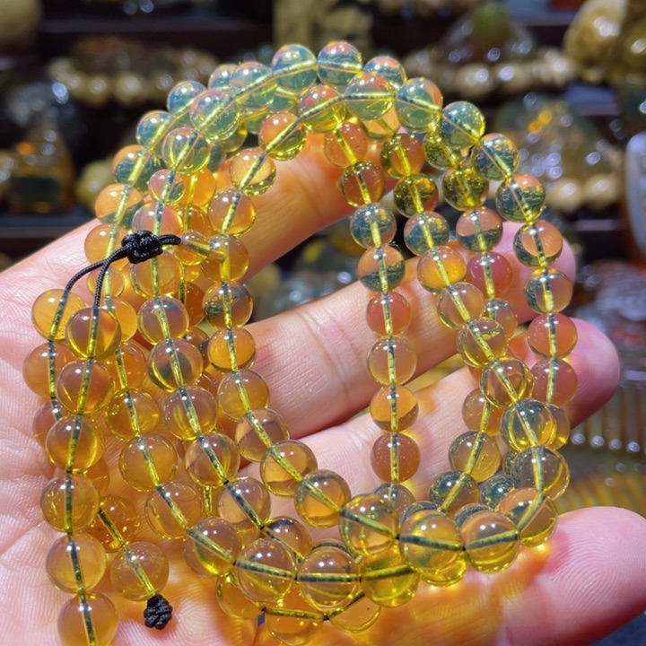 琥珀手链未镶嵌天然