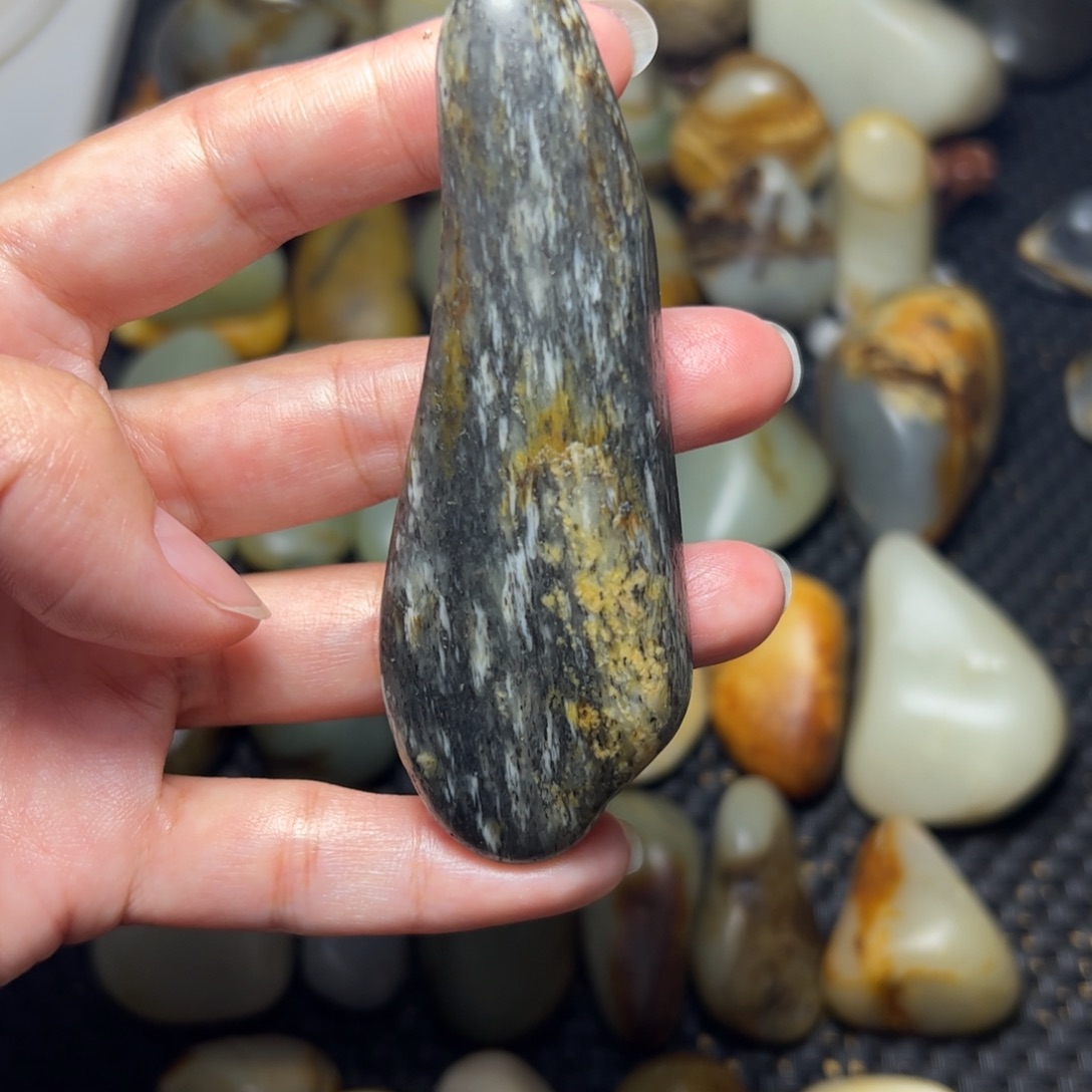 和田玉未镶嵌挂件24