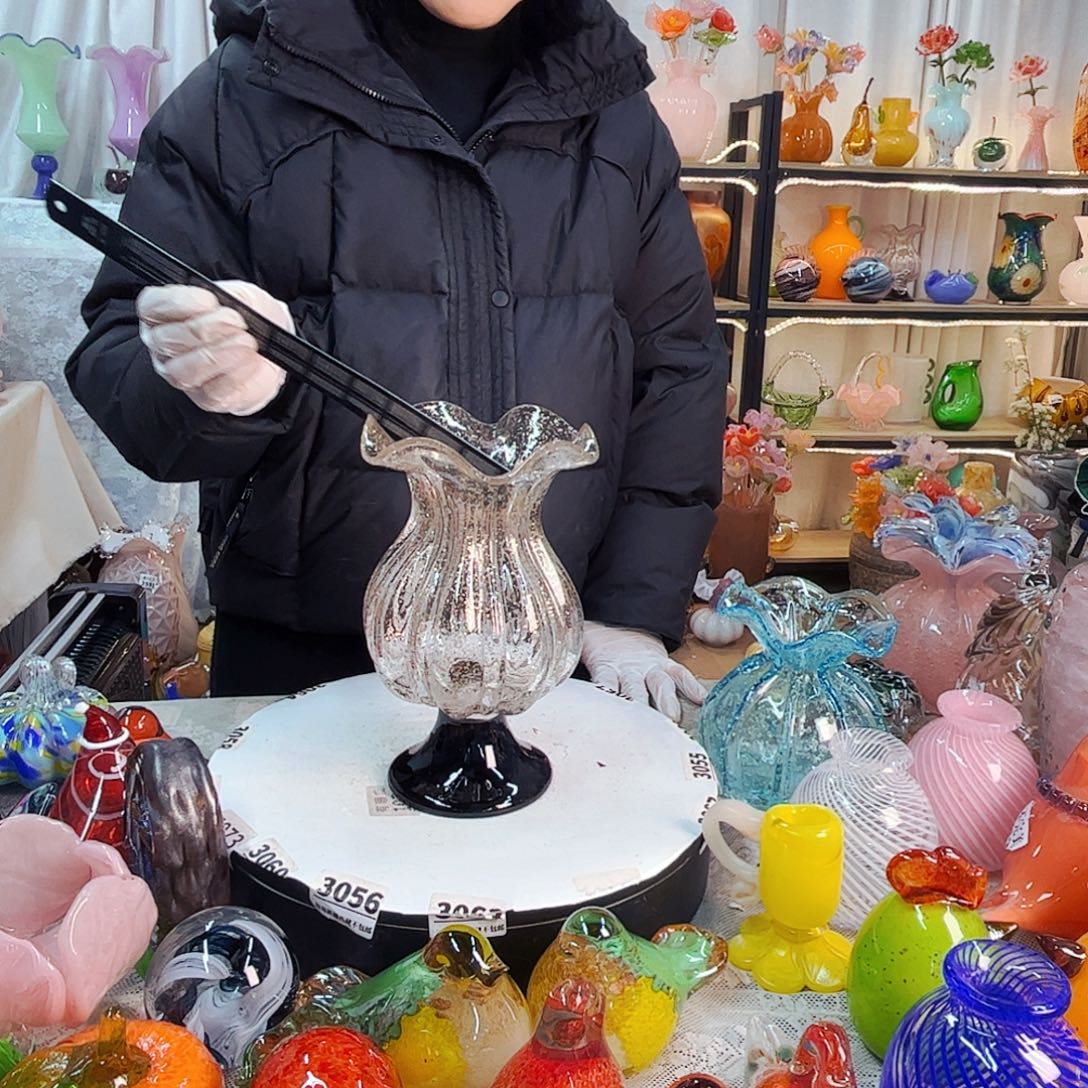 风灯家悦美居琉璃摆件不完美