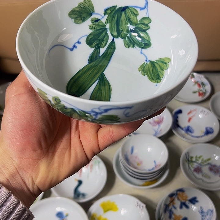 瓷景德镇纯手工手绘陶瓷