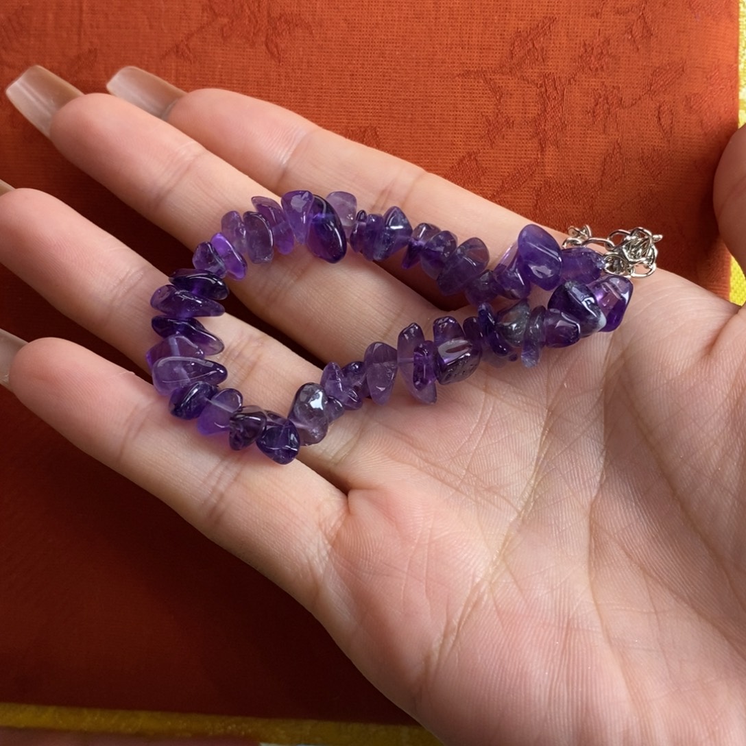 珠宝半成品未镶嵌紫晶