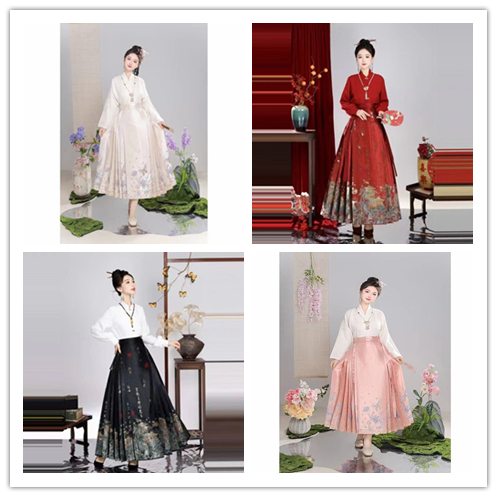 织婳福袋/汉服/马面裙/上衣/衬裙/随机发货。