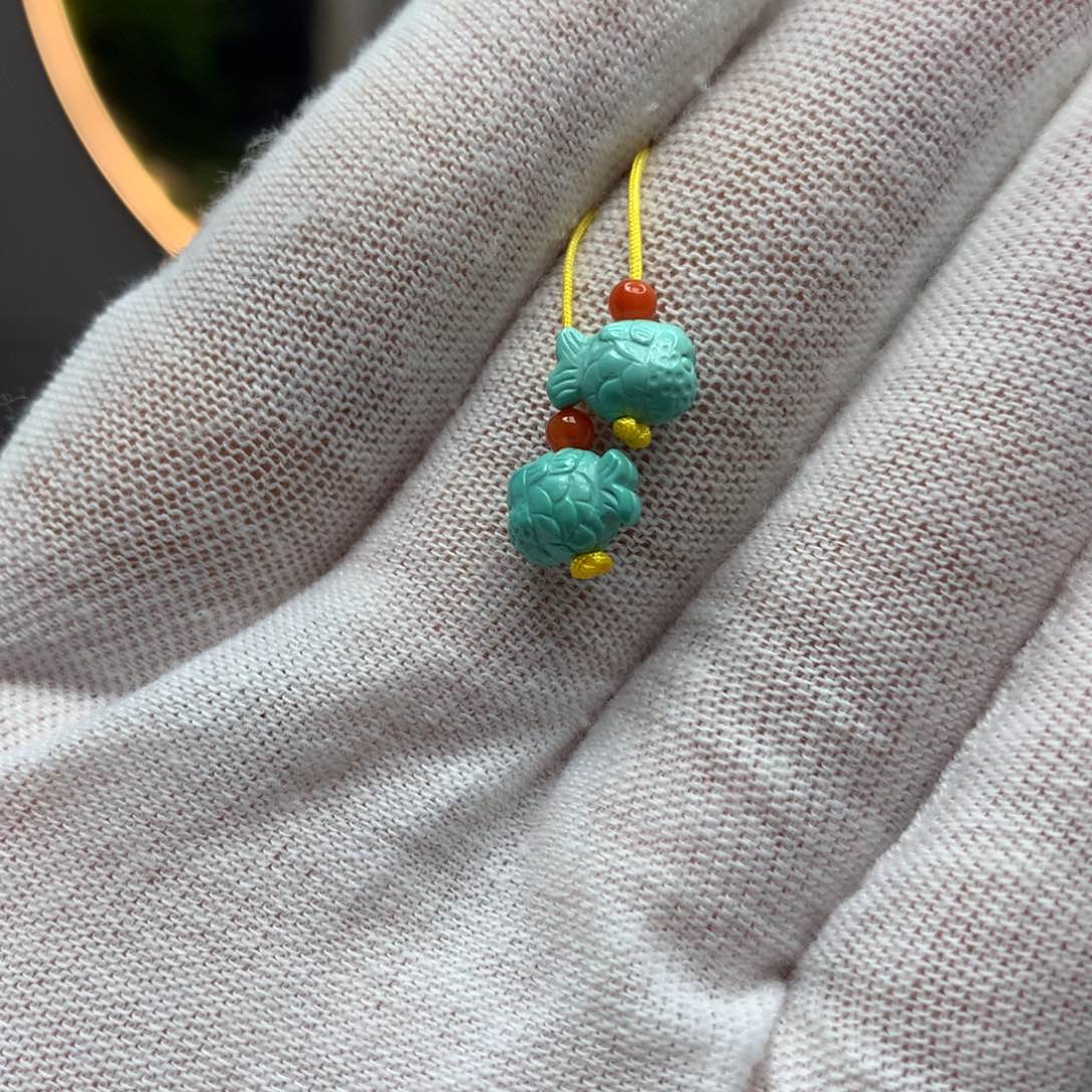 绿松石挂件未镶嵌