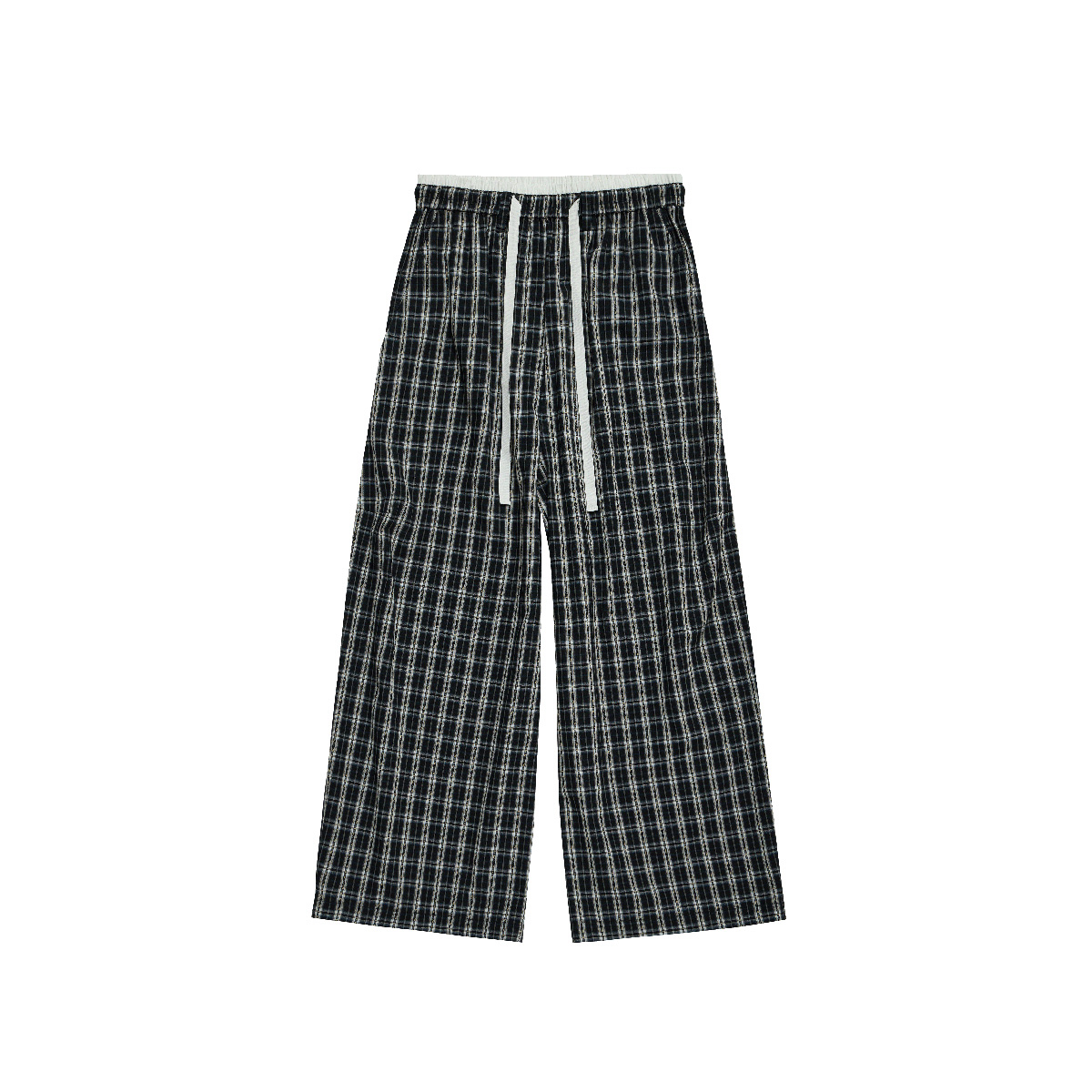 VVNK JANE PLUS2026春抽绳格纹休闲长裤女1680dopdop买手店