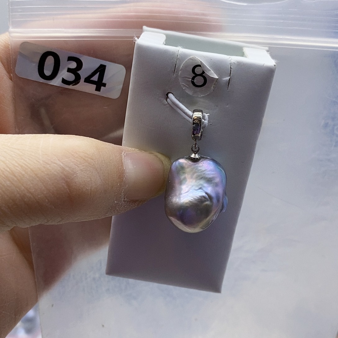 颈饰合金淡水珍珠